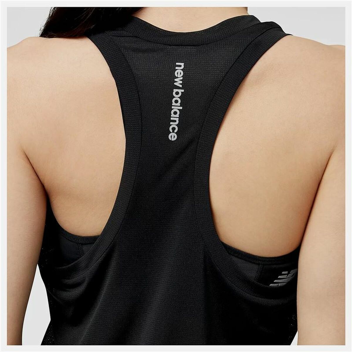 Tank Top Dames New Balance Accelerate Zwart
