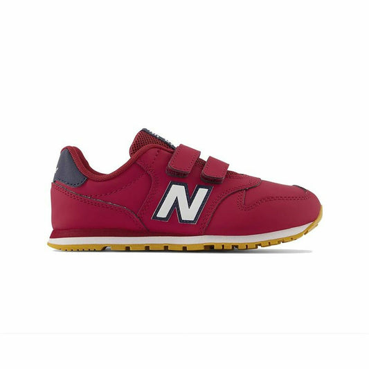 Casual Kindersneakers New Balance 500 Hoop Look Donkerrood