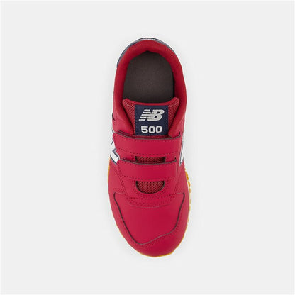 Casual Kindersneakers New Balance 500 Hoop Look Donkerrood