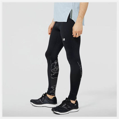 Sportleggings voor Heren New Balance Reflective Accelerate Zwart