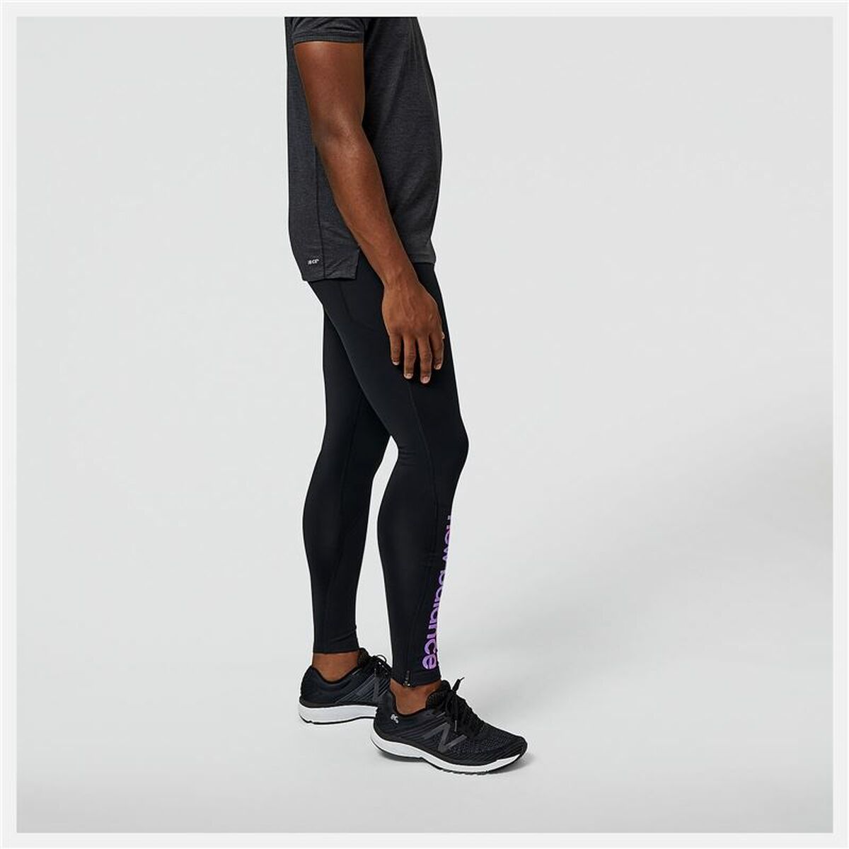 Sportleggings voor Heren New Balance Impact Run AT Tight Zwart