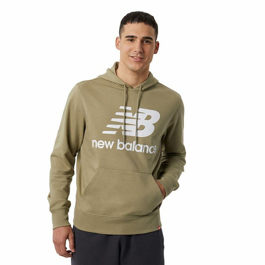 Herenhoodie New Balance Essentials Lichtbruin