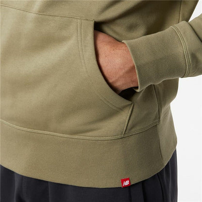 Herenhoodie New Balance Essentials Lichtbruin