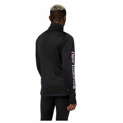 Herensweater zonder Capuchon New Balance Impact Run AT Zwart