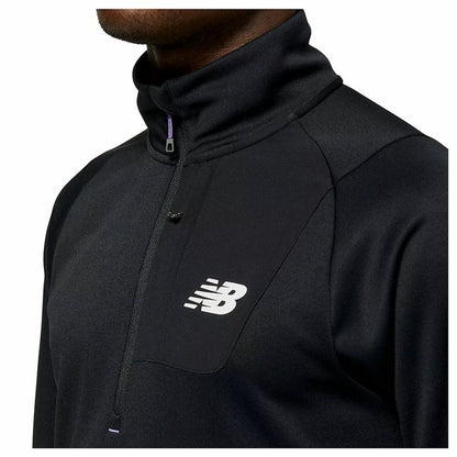 Herensweater zonder Capuchon New Balance Impact Run AT Zwart