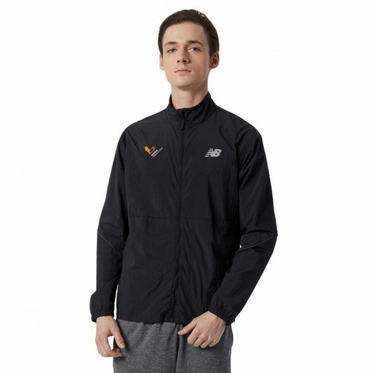 Heren Sportjas New Balance Impact Run Zwart