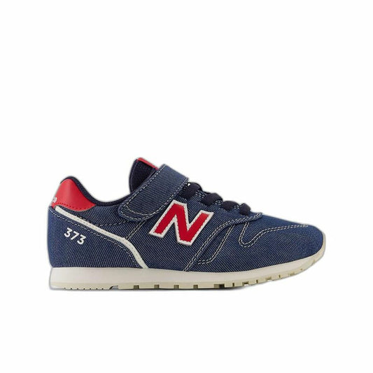 Casual Kindersneakers New Balance 373 Bungee Marineblauw