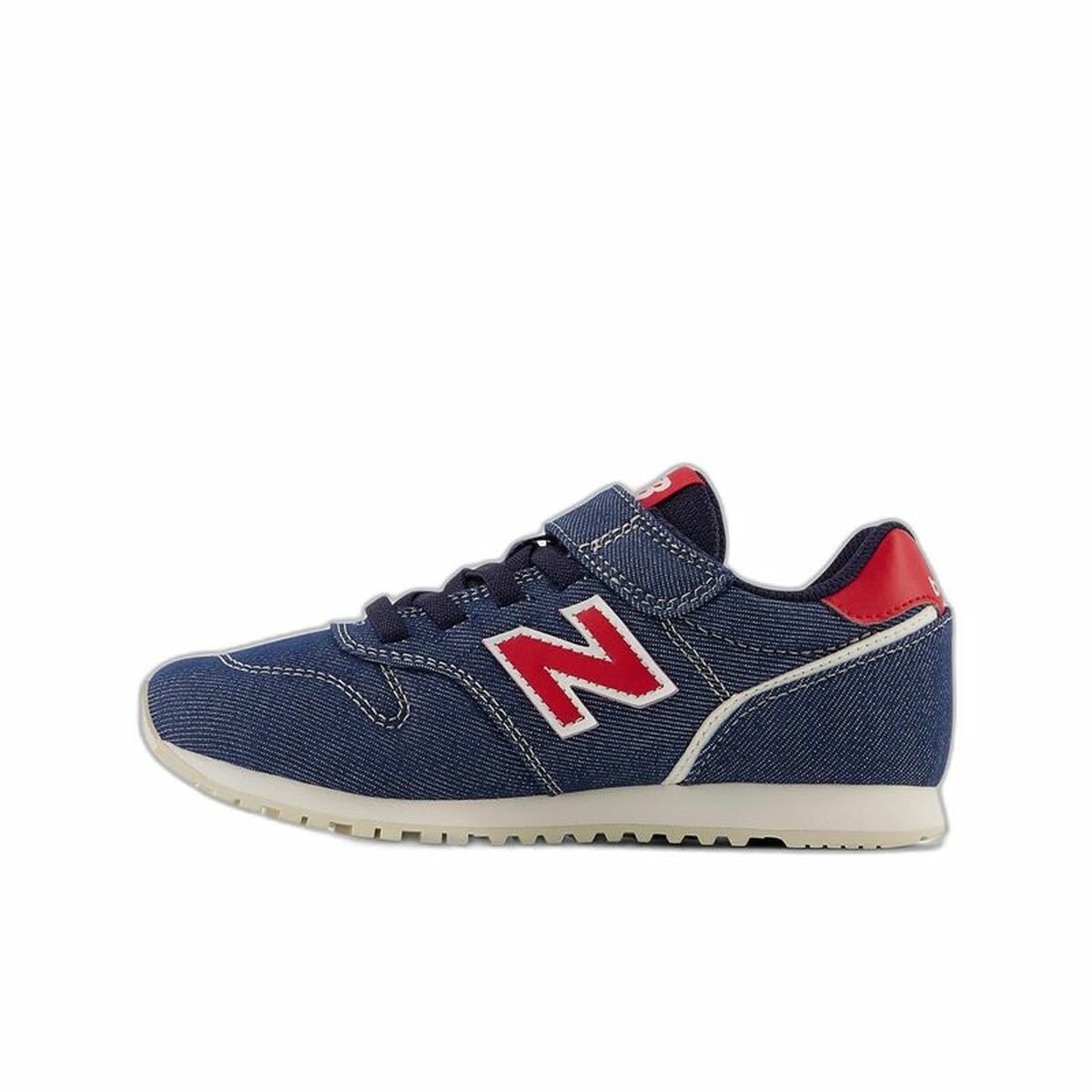 Casual Kindersneakers New Balance 373 Bungee Marineblauw