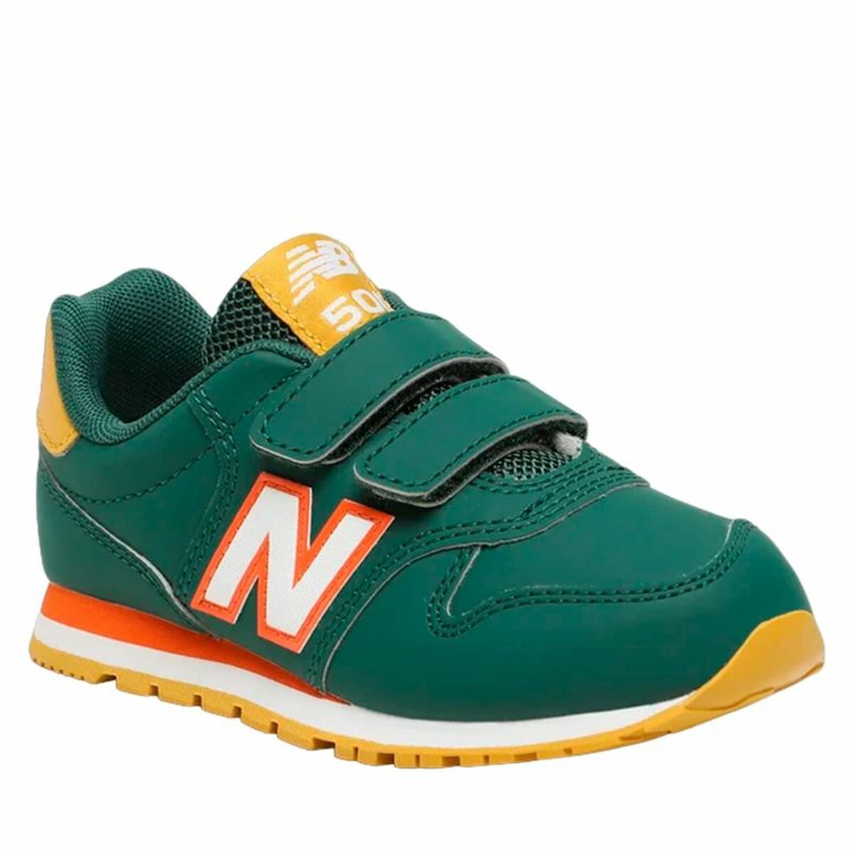 Casual Kindersneakers New Balance 500 Hook Loop Nightwatch Donkergroen