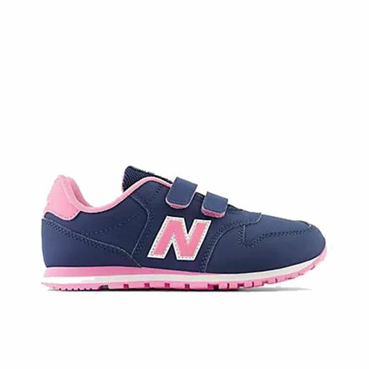 Casual Kindersneakers New Balance 500 Hook Loop Donkerblauw
