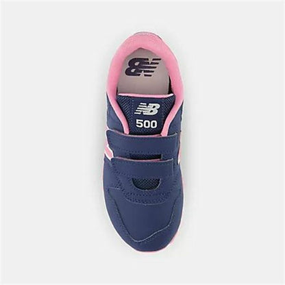 Casual Kindersneakers New Balance 500 Hook Loop Donkerblauw