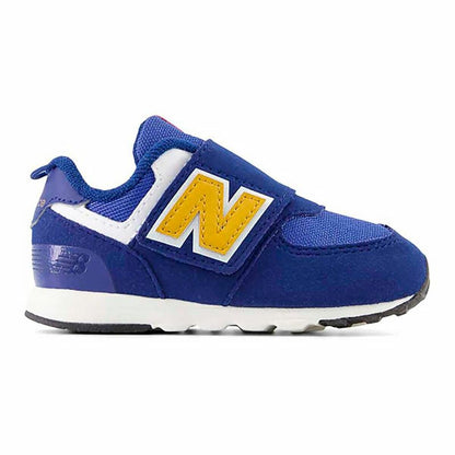 Casual Kindersneakers New Balance 574 New-B Hook Loop Blauw