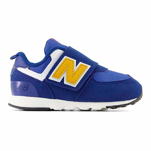 Casual Kindersneakers New Balance 574 New-B Hook Loop Blauw