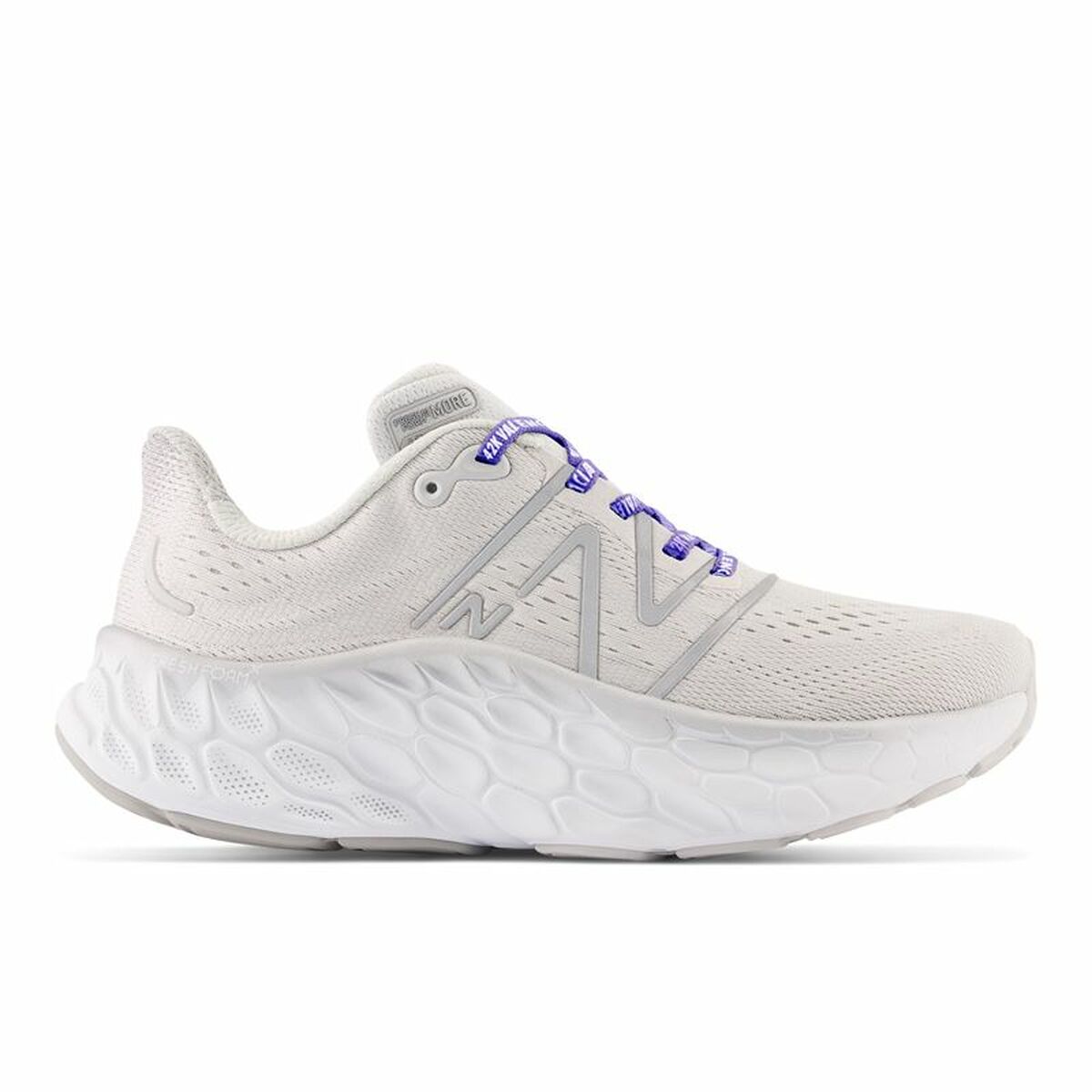 Sportschoenen voor Dames New Balance Fresh Foam More V4 Lichtgrijs