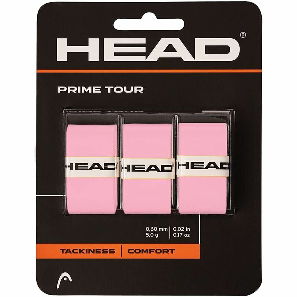 Overgrip Tenis  Head Prime Tour 3Pack Roze Multicolour