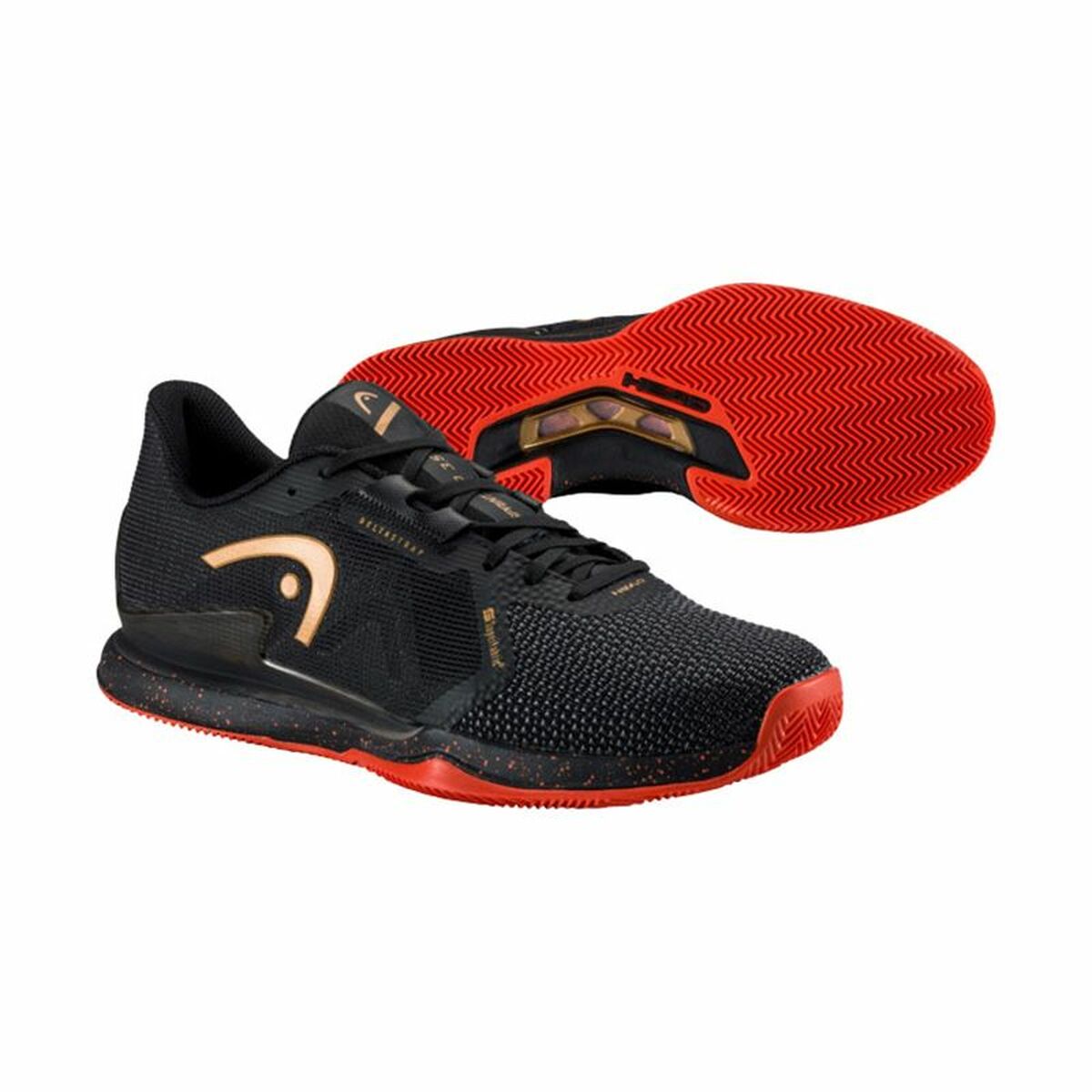 Heren Tennisschoenen Head  Sprint Pro 3.5 Clay Zwart Uniseks