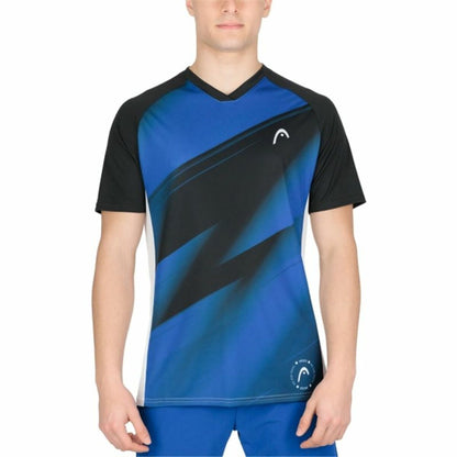 Heren-T-Shirt met Korte Mouwen Head Head Play Tech Blauw