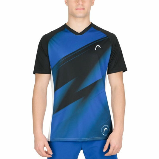 Heren-T-Shirt met Korte Mouwen Head Head Play Tech Blauw