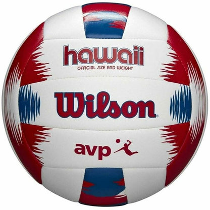 Volleybal Frisbee Hawaii Wilson WTH80219KIT Wit Natuurlijk rubber (Één maat)