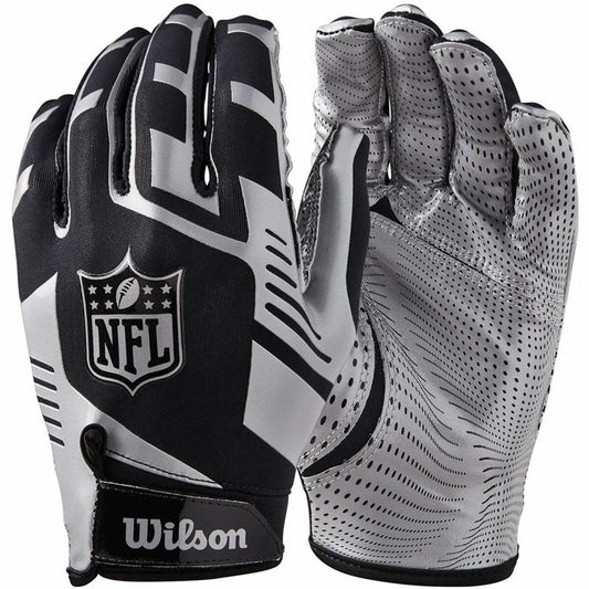 Receiver gloves Wilson NFL Stretch Fit Grijs