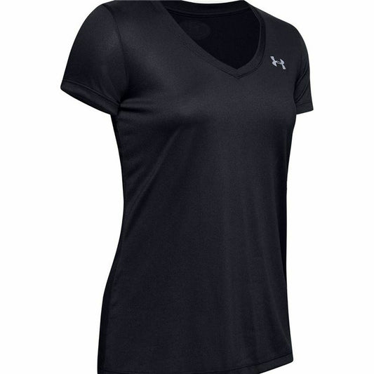 Dames-T-Shirt met Korte Mouwen Under Armour Tech SSV Solid Zwart