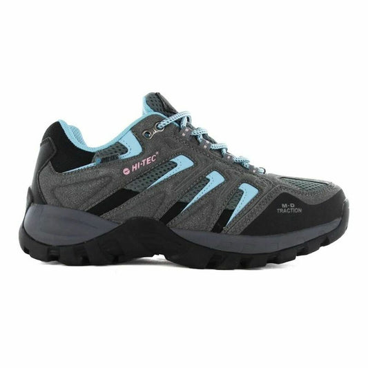 Wandelschoenen voor Heren Hi-Tec Torca Low WP Wo´s W Donker grijs