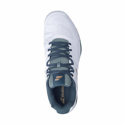Heren Tennisschoenen Babolat Blast All Court Wimbledon Wit Mannen