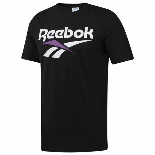 Heren-T-Shirt met Korte Mouwen Reebok Classic Vector Zwart