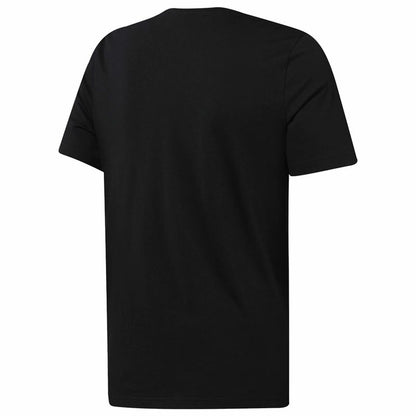 Heren-T-Shirt met Korte Mouwen Reebok Classic Vector Zwart