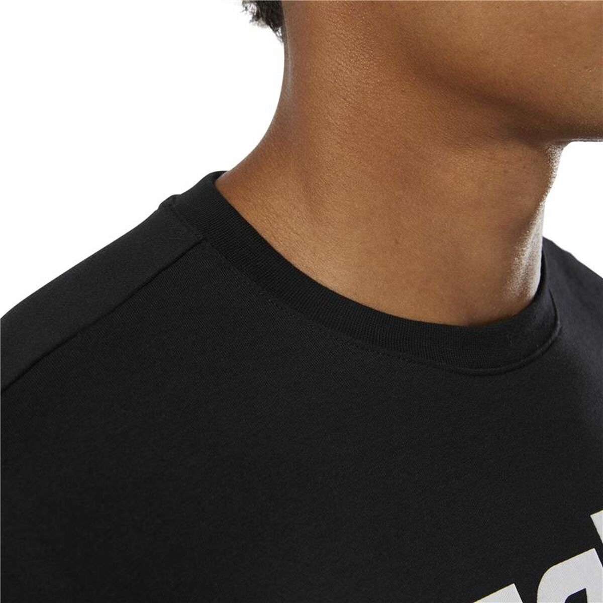 Heren-T-Shirt met Korte Mouwen Reebok Classic Vector Zwart