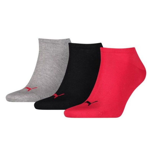 Enkelsokken Sport Puma SNEAKER (3 paar) Grijs Zwart Rood Multicolour