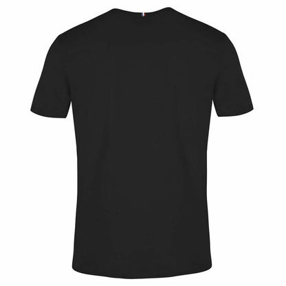Heren-T-Shirt met Korte Mouwen Le coq sportif Essentiels N°3 Zwart