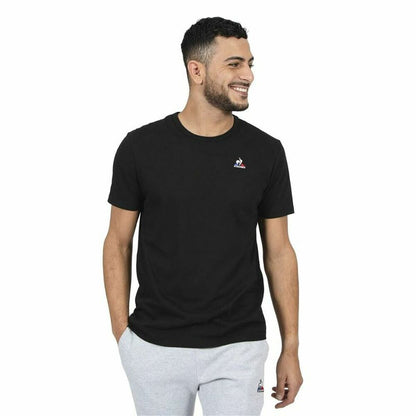 Heren-T-Shirt met Korte Mouwen Le coq sportif Essentiels N°3 Zwart