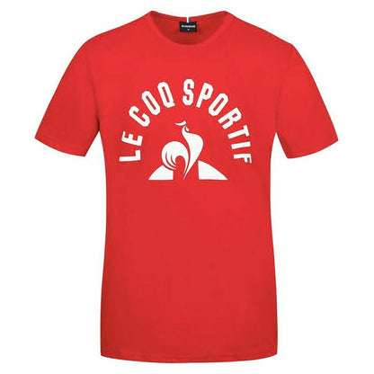 Heren-T-Shirt met Korte Mouwen Le coq sportif Bat Nº2 Rood Mannen