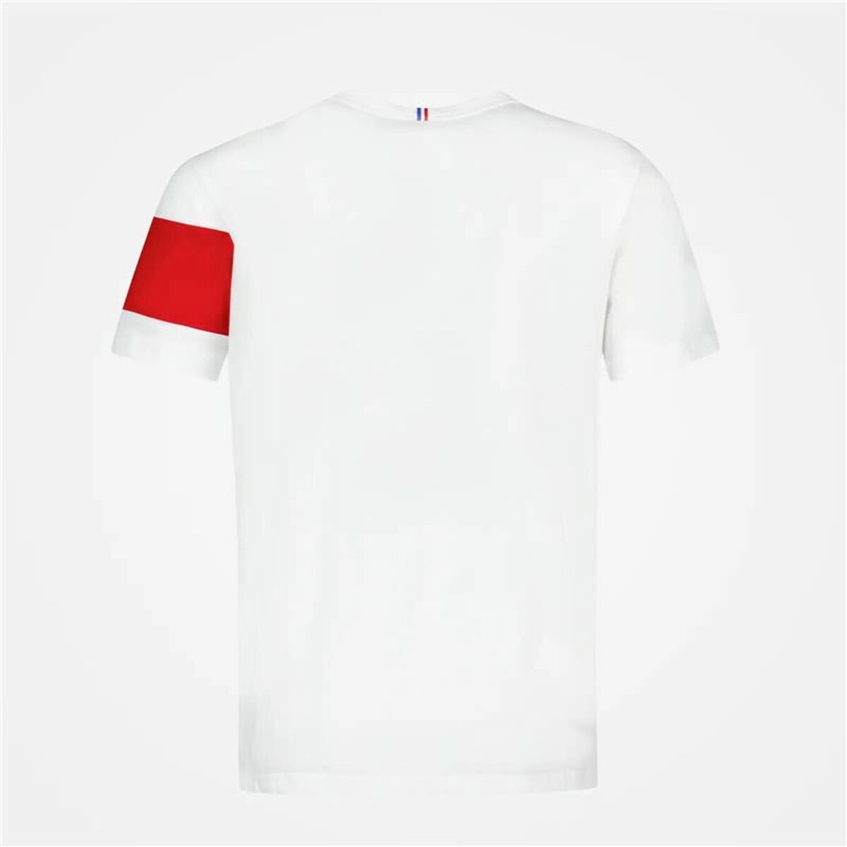 Heren-T-Shirt met Korte Mouwen TRI TEE SS Nº1 M NEW OPTCAL  Le coq sportif Tricolore SS Nª 1 Uniseks