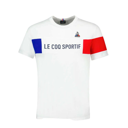 Heren-T-Shirt met Korte Mouwen TRI TEE SS Nº1 M NEW OPTCAL  Le coq sportif 2310012 Wit