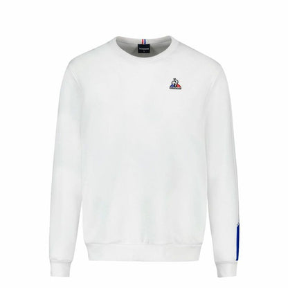 Uniseks Sweater zonder Capuchon Le coq sportif Tri Crew N°1 New Optical Wit