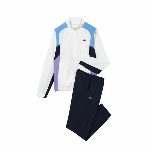 Trainingspak voor Volwassenen Lacoste Sport Tennis Colorblock Wit Mannen