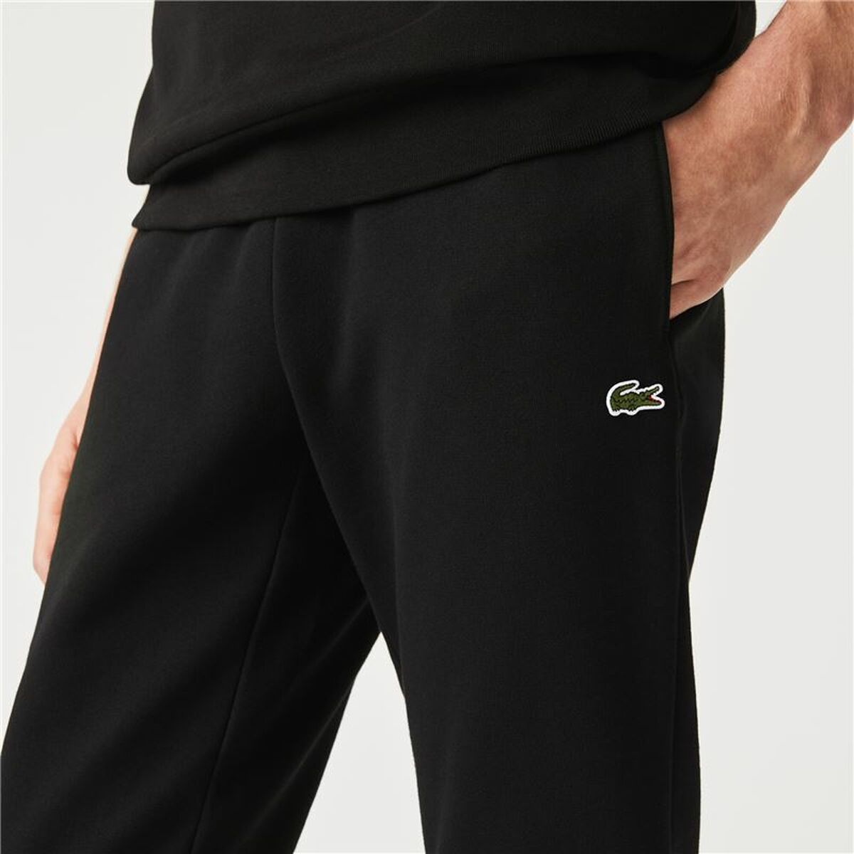 Lange sportbroek Lacoste Zwart Mannen