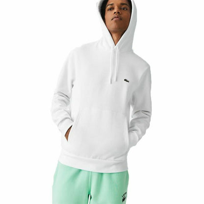 Herenhoodie Lacoste Sweatshirt Wit