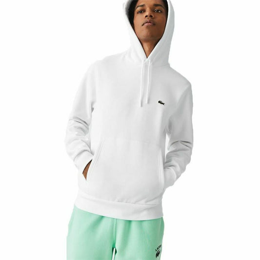 Herenhoodie Lacoste Sweatshirt Wit