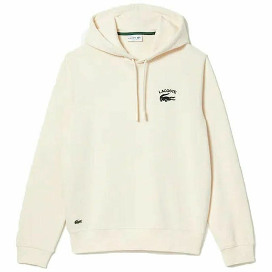 Herenhoodie Lacoste Inscription Wit