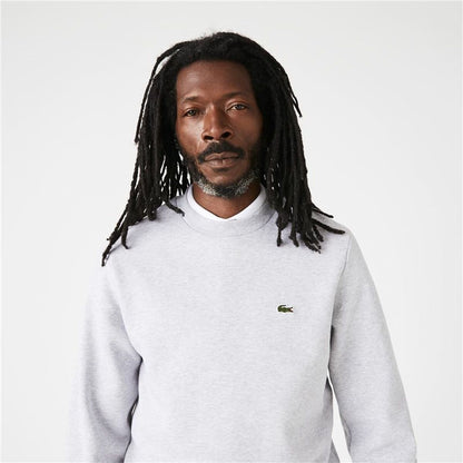 Herensweater zonder Capuchon Lacoste Lichtgrijs