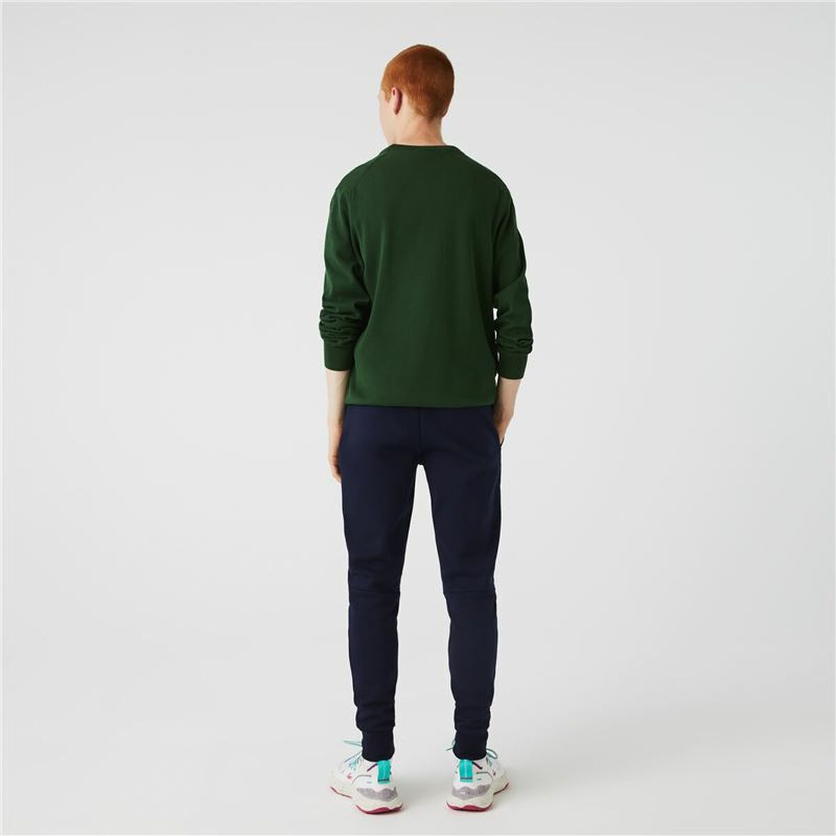 Lange sportbroek Lacoste Donkerblauw
