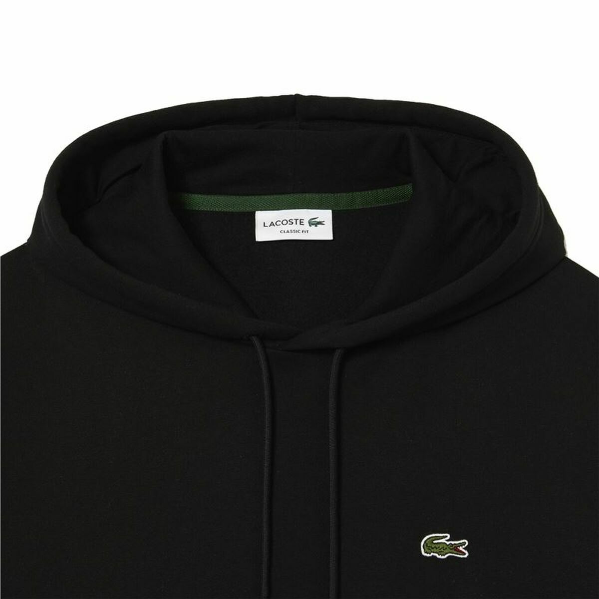 Herenhoodie Lacoste Zwart