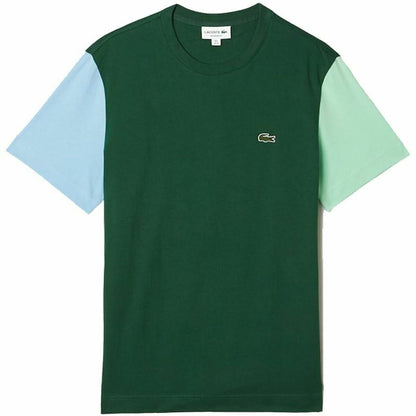 Heren-T-Shirt met Korte Mouwen Lacoste Tee-Shirt Groen