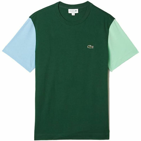 Heren-T-Shirt met Korte Mouwen Lacoste Tee-Shirt Groen