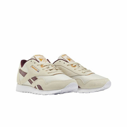 Sportschoenen voor Dames Reebok Classic Nylon Beige