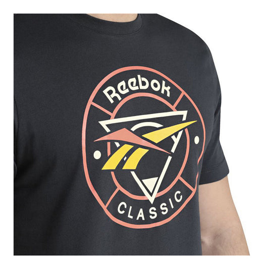 Heren-T-Shirt met Korte Mouwen Reebok  Classic Trail Zwart