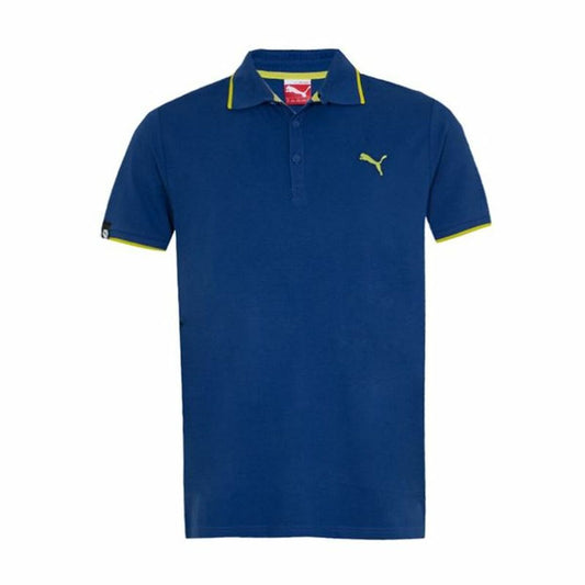 Herenpolo met Korte Mouwen Puma Monaco Donkerblauw